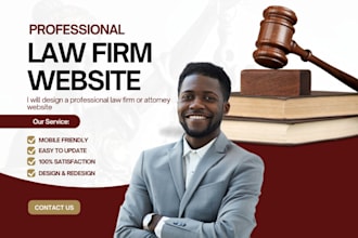 design attorney website, lawyer website, and law firm website on wordpress