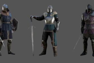 create and customize cruxes skyrim model armor  game asset