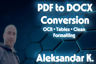 convert scanned PDF to editable word ocr keep layout tables
