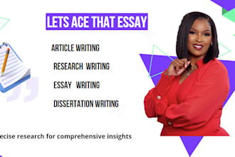 review lit and write urgent articles and essays