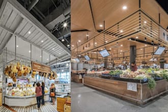 professionally do 3d design render retail stores, supermarkets interior exterior