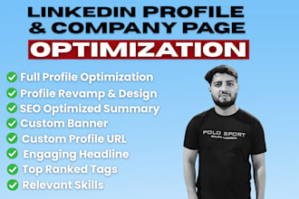 optimize or revamp linkedin profile and business page