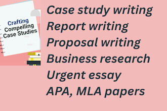 help you to write assignments, case studies and internship reports, apa papers