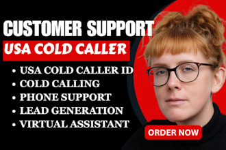 usa cold caller id real estate cold caller phone  customer support VA