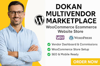 build dokan multivendor wordpress marketplace woocommerce ecommerce website stor