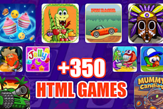 give you 350 HTML5 games bundles
