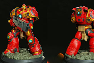 do 3d printable figures,warhammer 40k sculpt,nft collectibles,cosplay statue stl