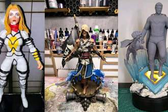sculpt 3d print and paint miniature printing figure printing tabletop model stl
