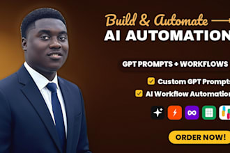build custom ai automation workflows and gpt prompts