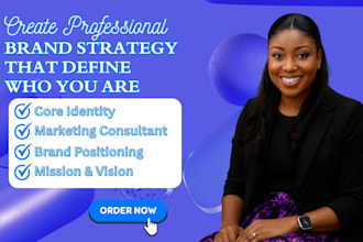 create a brand strategy and marketing strategy for the success of your brand
