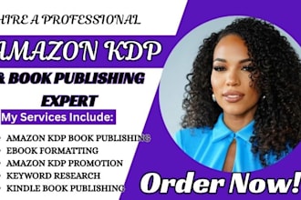 amazon KDP book publishing keyword research formatting and ebook promotion