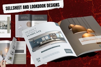 design business flyer sell sheet, product catalog, sales, capability statement