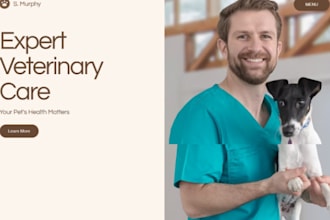 design squarespace animal shelter website vaterinarian website pet care website