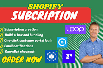 do shopify product subscription appstle seal subify recharge loop skio bold