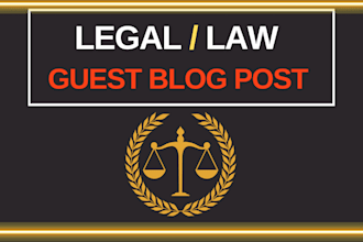 build law backlinks, law guest post, and law firm link building for SEO