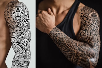 design your polynesian tribal tattoo
