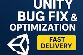 fix your unity bugs and optimize your game fast