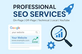 do complete SEO service including on page, off page, technical and backlinks
