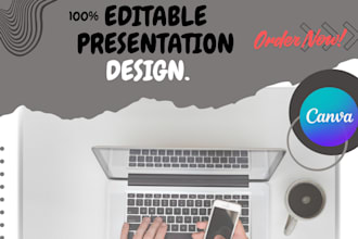 do editable presentation designs using canva