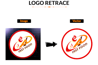 convert your low resolution logo and image in to vector