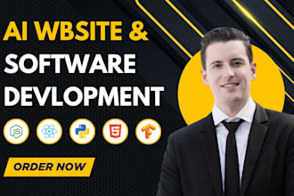 do ai website, web app, chat app, chatbot and full stack development