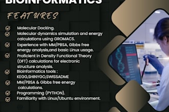 do bioinformatics analysis and simulations