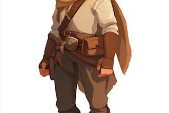 draw 2d game character illustration