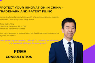 provide china trademark, patent, and IP services