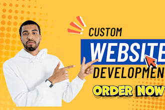 develop a professional custom website with full stack solutions