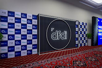 do 3d exhibition booth, kiosk and booth designs for you