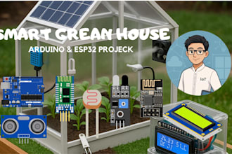 create your smart greenhouse iot project with arduino or esp