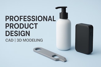 create professional product designs, prototypes, and cad models