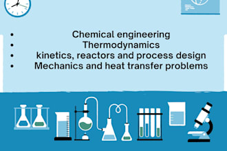 chemical, thermodynamics engineering projects, reports