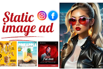 design converting static ads, facebook ad images, image ads