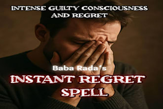 cast powerful instant regret love spell return to me and we get back together