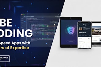 build website, mvp using vibe coding firebase studio, replit