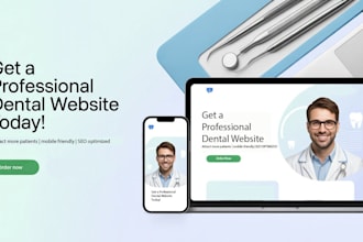 design a high converting dental clinic website that gets more patients