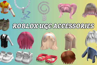 create custom roblox ugc accessories layered clothing roblox hats hair and chain