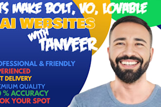 build ai website in bolt new, loveable dev and v0