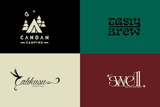 design unique brand identity and logo with concept