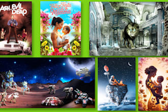 create a surreal photomontage
