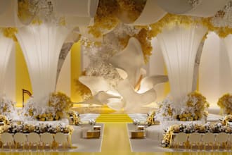 design, decorate 3d wedding hall, render event hall, showroom, conference hall