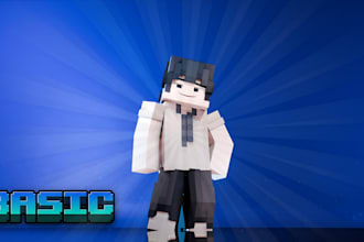 create a 3d render of your minecraft skin