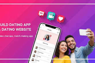 build dating app, dating website, video chat app, match making app