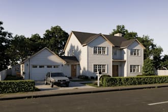 design ultra realistic 3d swimming pool and outdoor living visualization