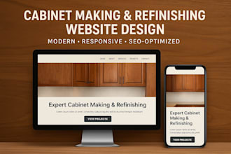 design and revamp your cabinet making and refurnishing website