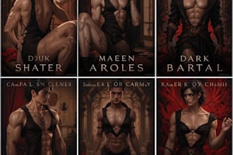 design dark mafia shifter fantasy nsfw romance novel art