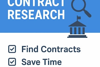 government contract research and opportunities