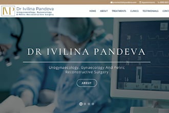 create wordpress dermatologist website skincare and spa vascular surgeon website
