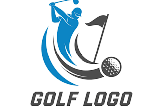 do masterful golf logo design for clubs, tournaments, products and golf shops